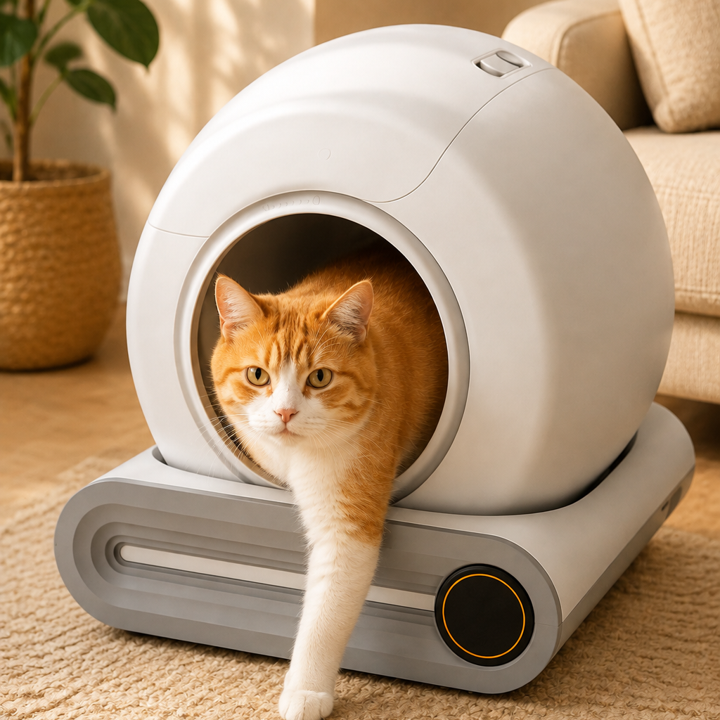 Smart Automatic Litter Box-Self Cleaning