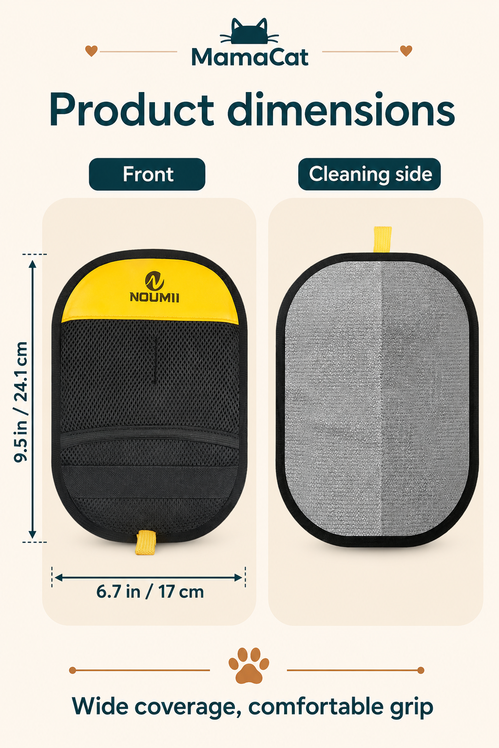 Reusable Cat Hair Removal Gloves-2 Pack